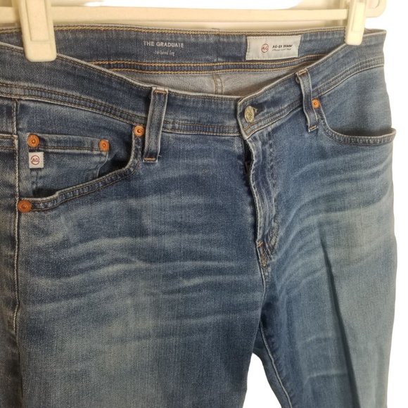 Adriano Goldschmied AG-Ed Mens 33R Blue Denim The - Picture 4 of 9